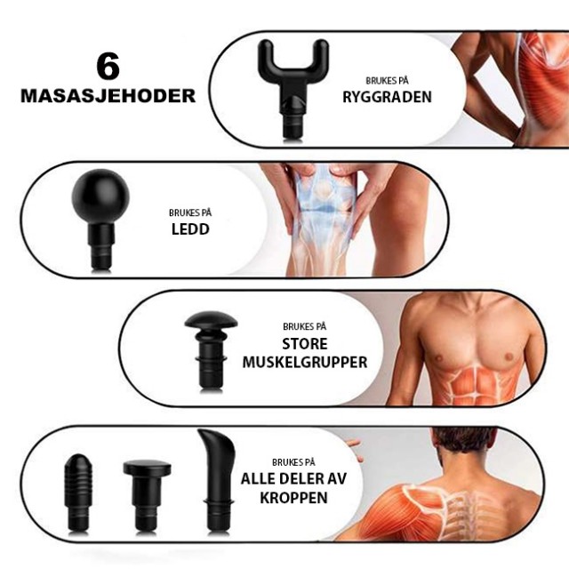 Massasjepistol bruk
